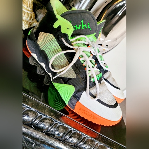 New Balance Kawhi 2 Goosebumps Leonard Black Green Orange Sneakers 13.5 Mens - Picture 3 of 16